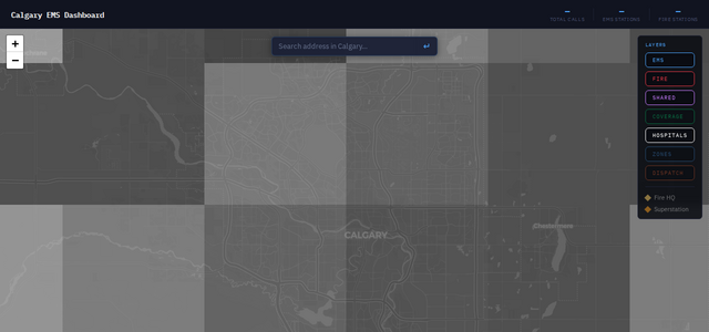 EMS Map screenshot